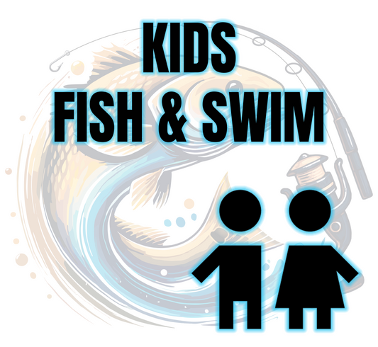 Kids Fish and Swim